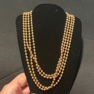 Necklace - MILOR - 35” drop - Rose Gold Tone